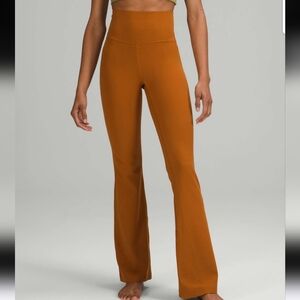 Lululemon Groove Super-High-Rise Flared Pant Nulu Butternut Brown 4